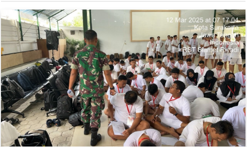 Peserta Seleksi Test Pemeriksaan Kesehatan Sarjana Penggerak Pembangunan Indonesia (SPPI)